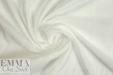 lightweight viscose batiste - off white .625 yds