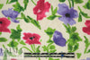 CA designer viscose/silk blend voile - painted flowers 1.875 yd