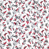 Italian 'leopard brushstrokes' printed viscose challis 1 yard