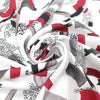 Italian 'leopard brushstrokes' printed viscose challis 1 yard