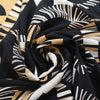 Italian 'serpentine trail' viscose challis woven 1.75 yd