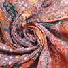 Italian 'lavender paisley' viscose lightweight woven 2 yds