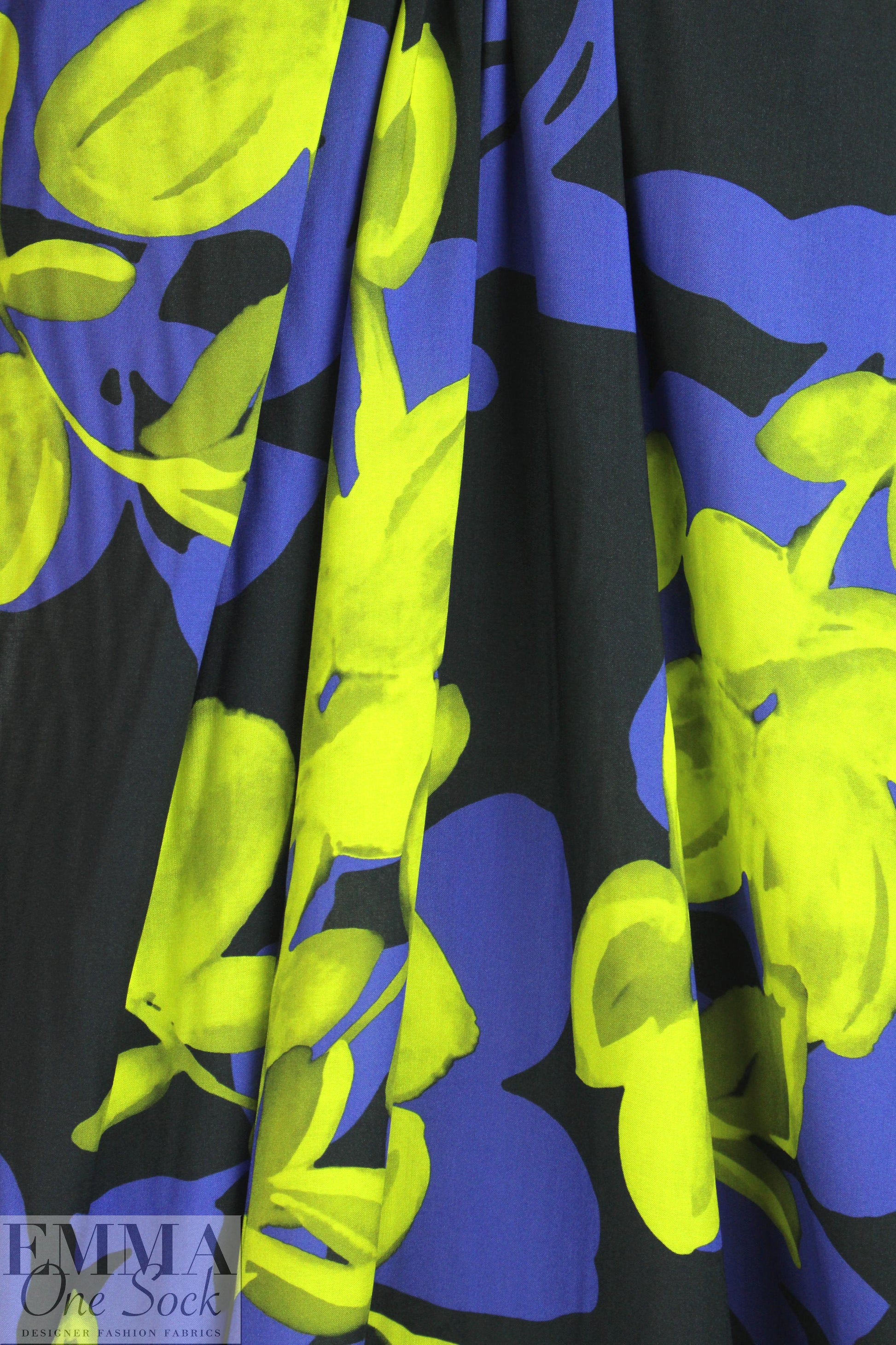 Italian 'sulpher springs' satin finish viscose woven