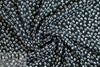 Italian viscose crepe woven - leaf motif 1.33 yd