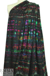 Italian viscose crepe woven - prism nocturne