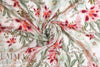 Italian viscose crepe woven - garden in bloom