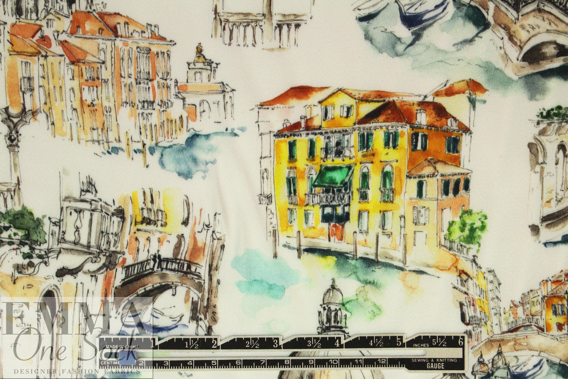 Italian 'European tour' viscose crepe