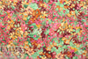 Italian designer painted flowers viscose woven 1.5 yd
