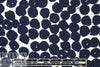 Italian midnight dots viscose crepe .5 yds