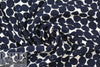 Italian midnight dots viscose crepe .5 yds