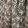 Italian tiger stripe printed viscose crepe woven 3 yds