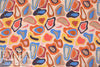 Italian 'geode shapes' designer viscose crepe 1.25 yds