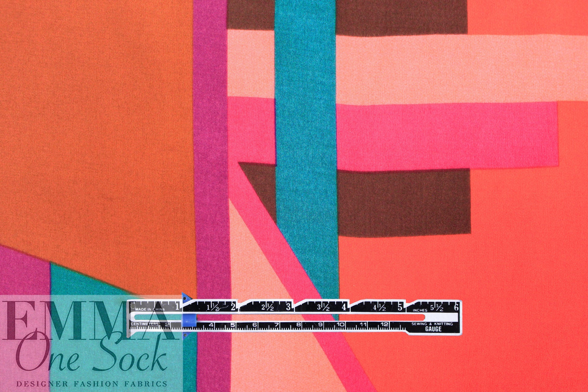 Italian 'southwest vibes' semi-sheer viscose crepe woven 1.25 yd