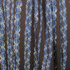 Italian 'coffee chain' viscose pebble crepe woven - navy/French roast .8 yds