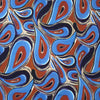 Italian 'marble swirl' viscose crepe woven