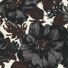 N0. 21 deadstock floral semi-opaque viscose crepe woven 1.125 yds