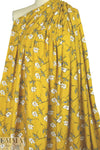 dijon floral cascade drapey viscose crepe 1.75 yds