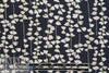 viscose crepe woven - navy/pink blossoms Oeko-Tex .875 yds