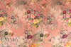digital 'painterly bouquet' viscose crepe Oeko-Tex certified  1.75 yds