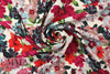 Italian vintage-y floral viscose crepe .75 yds