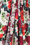 Italian vintage-y floral viscose crepe