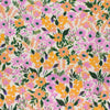 Italian 'sorbet floral' viscose crepe woven