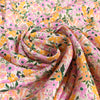 Italian 'sorbet floral' viscose crepe woven