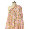 Italian 'sorbet floral' viscose crepe woven