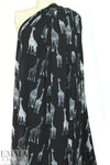 CA designer poly crepe woven - giraffe