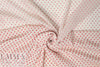 Derek L@m clipped jacquard dot viscose crepe - red/ivory 3 yd