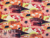 Massim0 painted brushstroke floral viscose crepe 2 yds