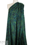 Italian 'inky dashes' viscose crepe 1.875 yd