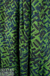 Italian 'inky dashes' viscose crepe 1.375 yd