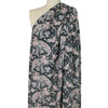 'dusty pink paisley' printed rayon crepe woven .75 yds