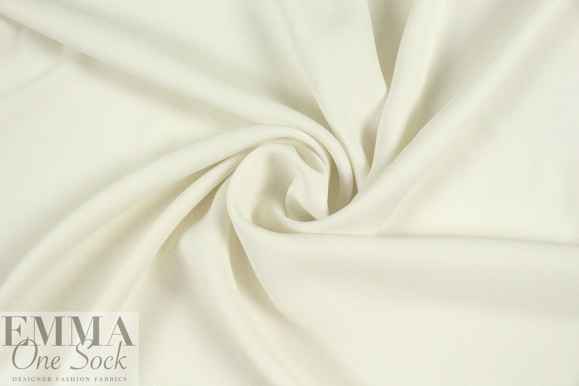 Italian dress weight viscose crepe - cream