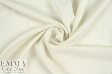 Italian dress weight viscose crepe - cream