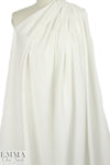 Italian dress weight viscose crepe - cream