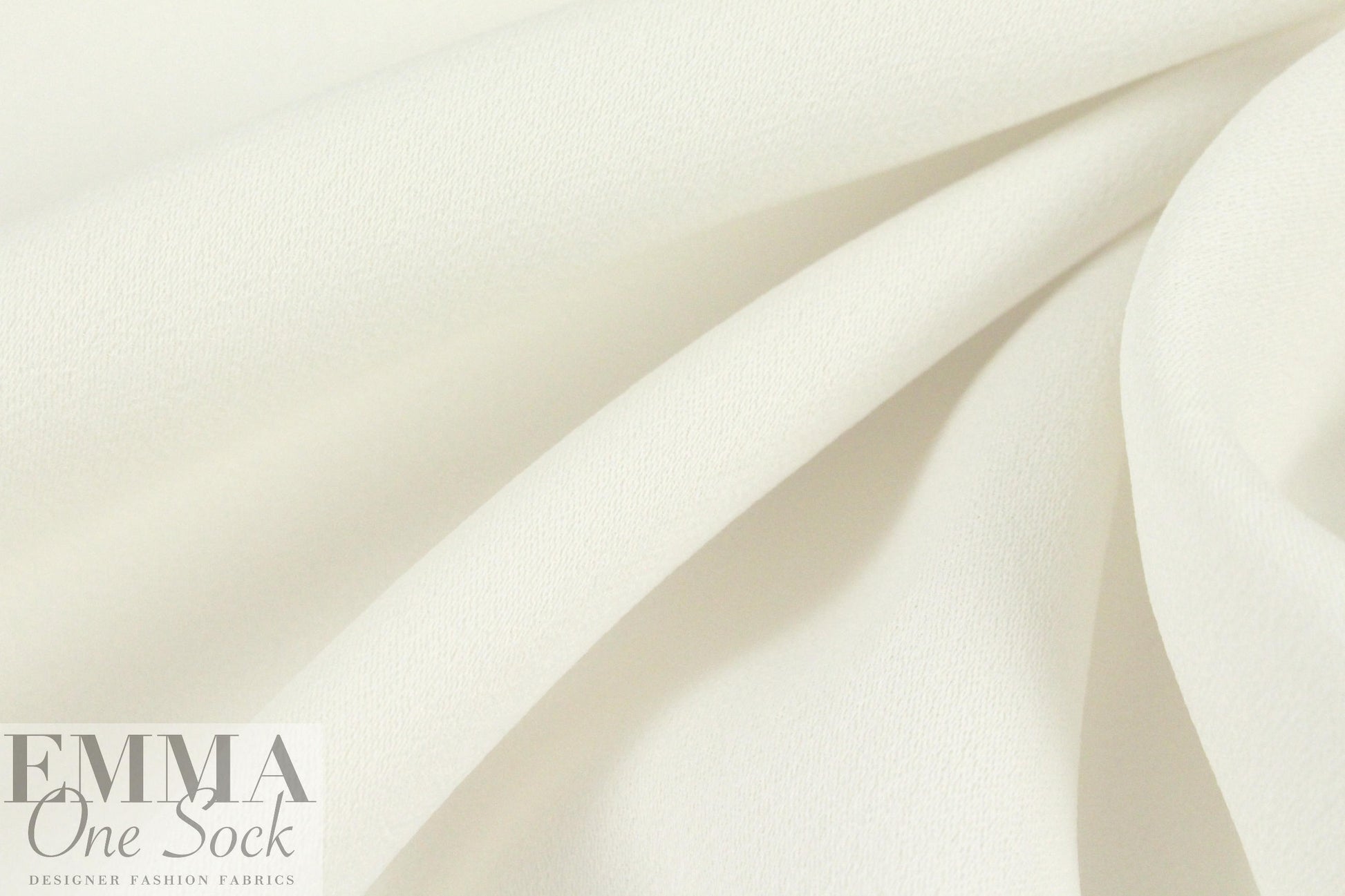 Italian dress weight viscose crepe - cream
