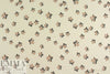Italian striped flowers viscose crepe woven
