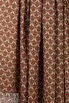 French spice plume motif crepe-textured woven 1.375 yds