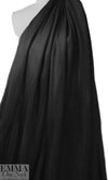 Italian dressy viscose doubleknit - black 2 yds