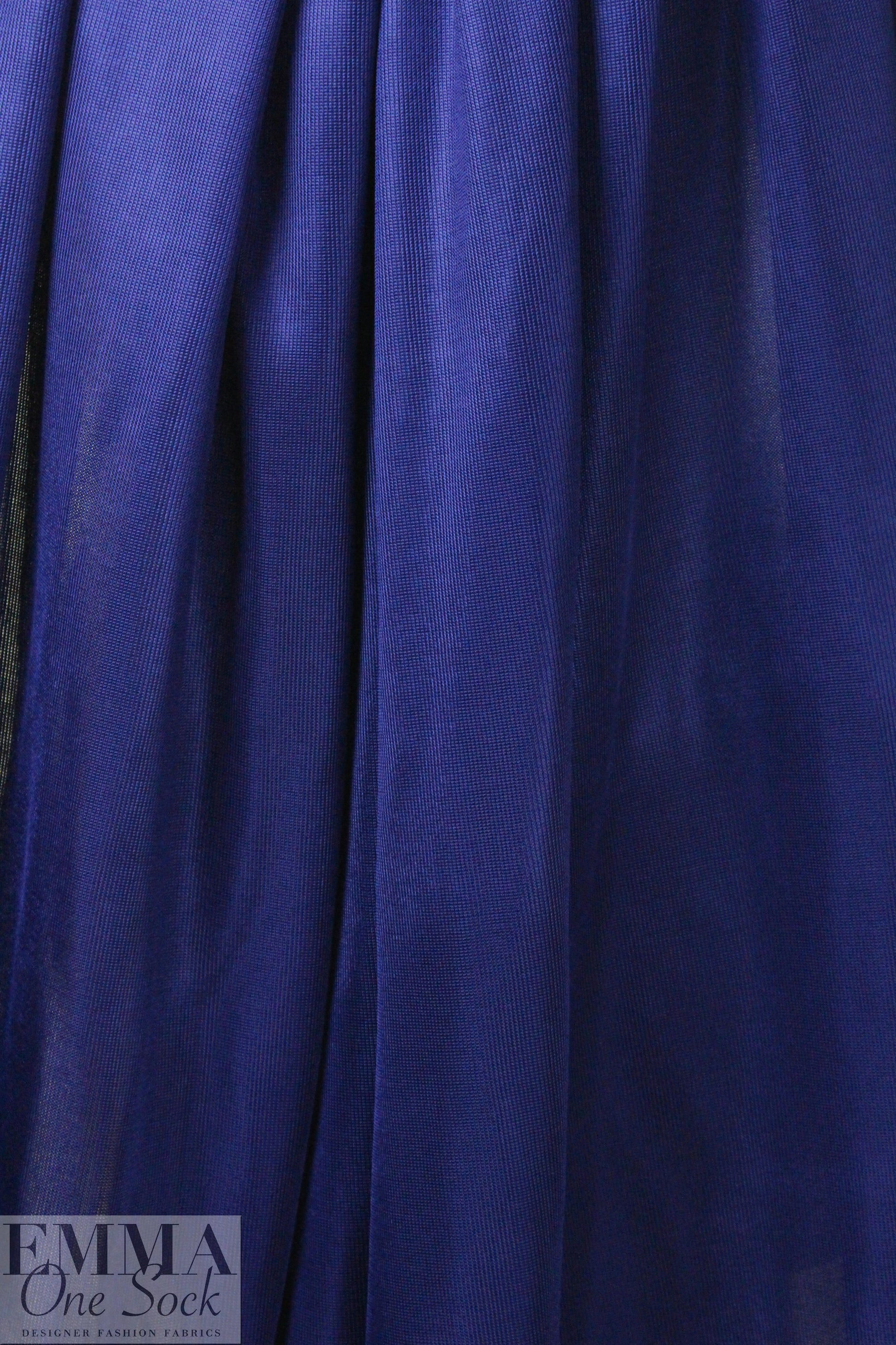 Italian dressy viscose doubleknit - electric blue 1 yard