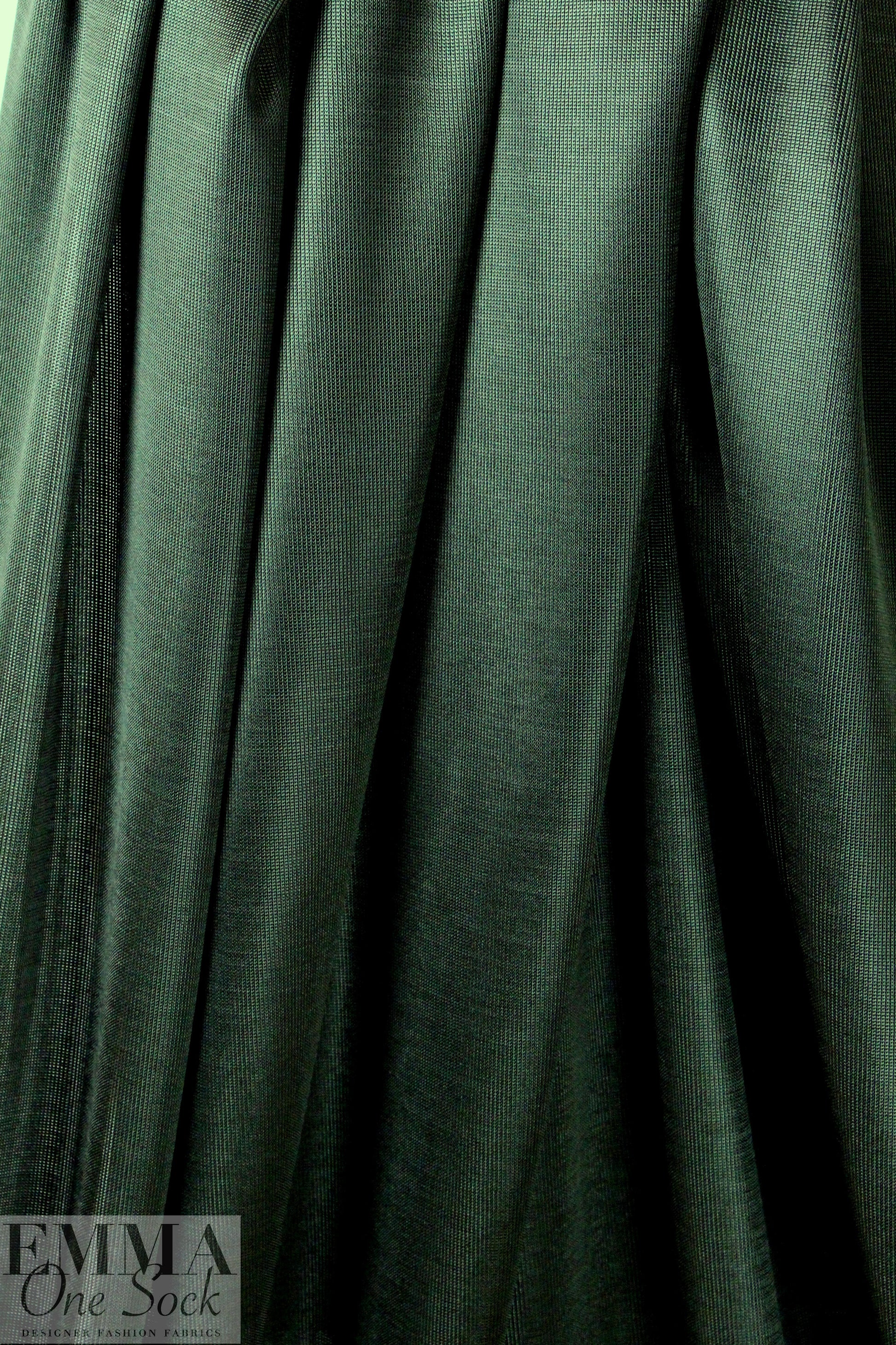 Italian dressy viscose doubleknit - thyme