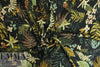 Italian botanical printed viscose jacquard