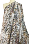German viscose jacquard woven - animal abstract