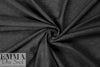 Italian viscose/cotton fleur de lis jacquard - black on black 1.875 yds