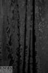NY designer viscose jacquard - black on black