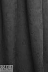 NY designer viscose jacquard - black on black paisley