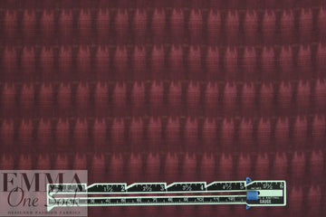 NY designer viscose jacquard weave - wine