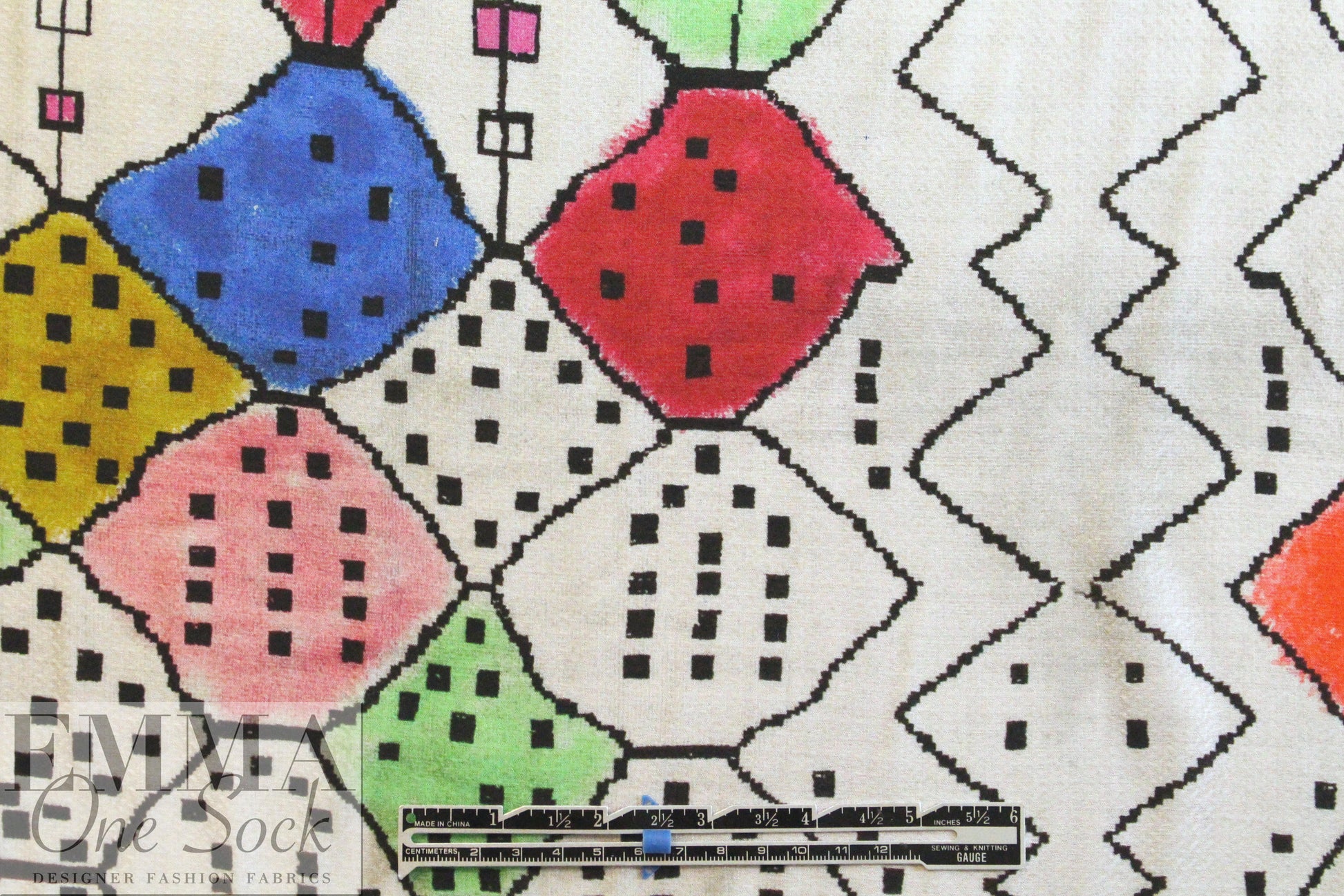 Italian domino dream printed viscose jacquard 3 yds